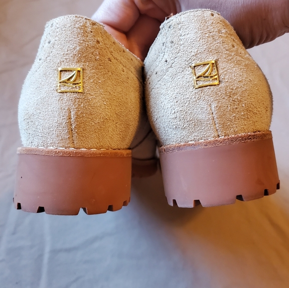 1) SPERRY Suede Oxford Wing Tip Sz. 6 - Picture 6 of 7